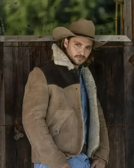 Yellowstone S05 Luke Grimes Suede Leather Jacket (1)