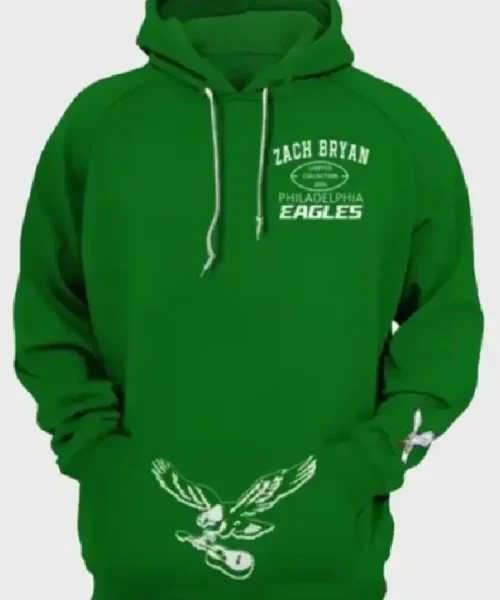 Zach Bryan Eagles Green Hoodie