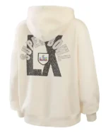 2026 National Football League Super Bowl LX Erin Andrews Beige Hooded Jacket