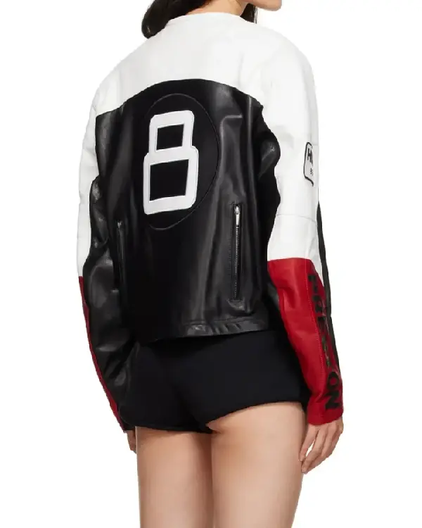 8 Ball Preston Sponsor Patches, 8 Ball Graphic White, Black & Red