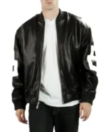 8 Ball Seinfeld Black Leather Jacket