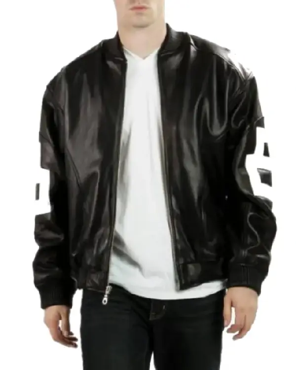 8 Ball Seinfeld Black Leather Jacket