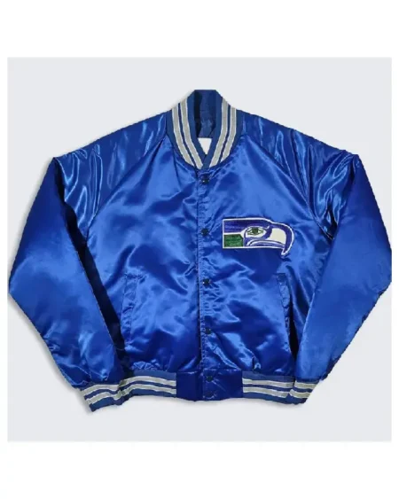 80’s Seattle Seahawks Blue Bomber Jacket