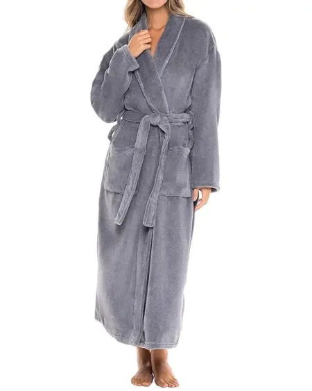 Alexander Del Rossa Plush Robe for Women