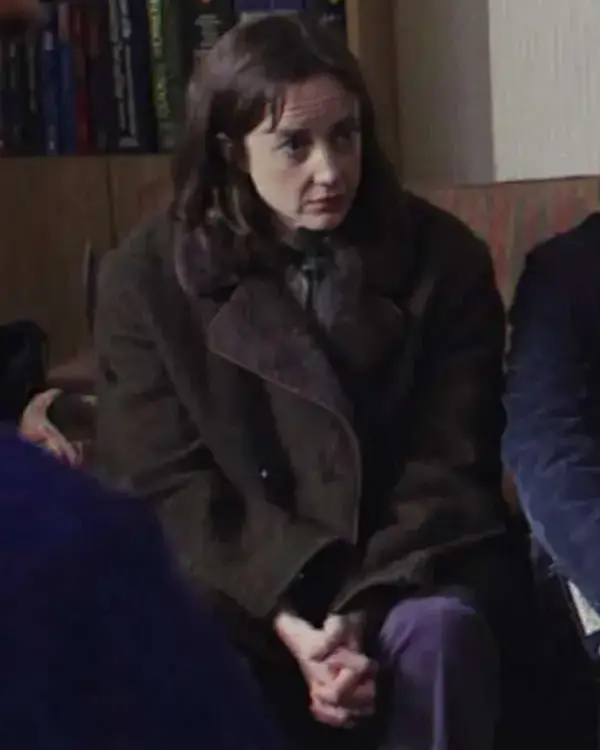 Andrea Riseborough Goodbye June Brown Coat For Sale