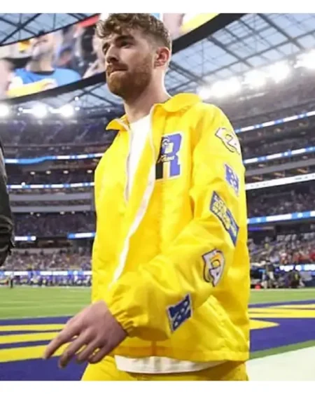 Andrew Taggart The Chainsmokers LA Rams Yellow Jacket On Sale
