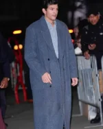 Ashton Kutcher New York City 2026 Long Coat