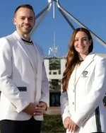 Australia Milano Cortina White Blazer