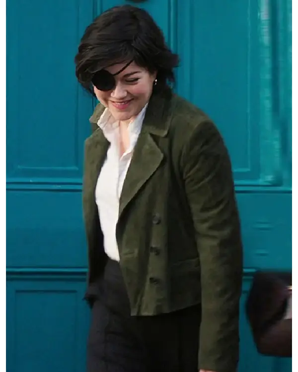 Bad Sisters S02 Bibi Garvey Suede Leather Jacket For Sale