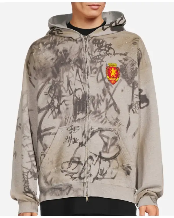 Balenciaga Skater Zip Up Hoodie (1)