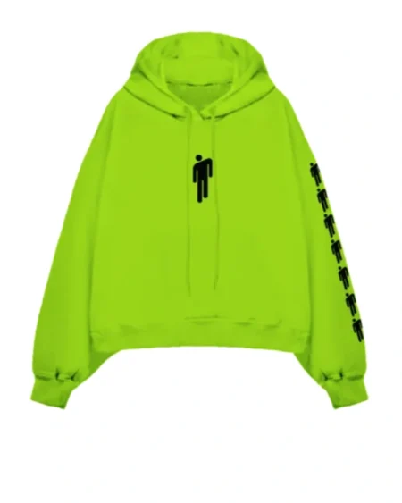 Billie Eilish Repeat Blohsh Green Hoodie sale