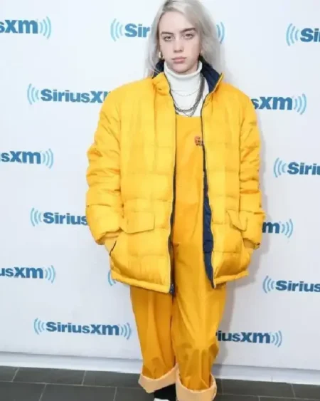 Billie Eilish Yellow Puffer Jacket