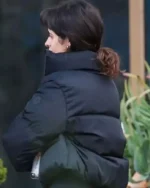 Buy American Singer Camila Cabello Black Puffer Jacket Sale