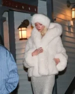 Buy Anya Taylor-joy Aspen New Year’s Eve Party Fur Coat