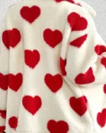Buy Buy The Charm Cozy Heart Love Sherpa Jacket For Valentines sale