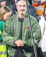 Buy Conan O’Brien Must Go Tv Series Conan O’Brien Green Satin Bomber Jackets