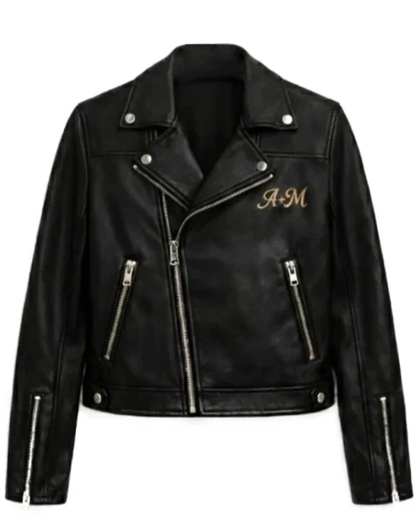 Buy Couples Black Biker Leather Jacket For Valentines Day
