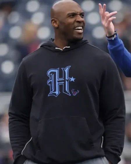 Buy DeMeco Ryans Houston Texans Sideline 2026 Black Pullover Hoodie sale