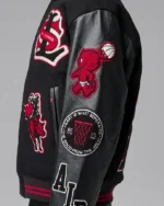 Buy Jordan x Levi’s 2026 Black Varsity Letterman Jacket Site Sale