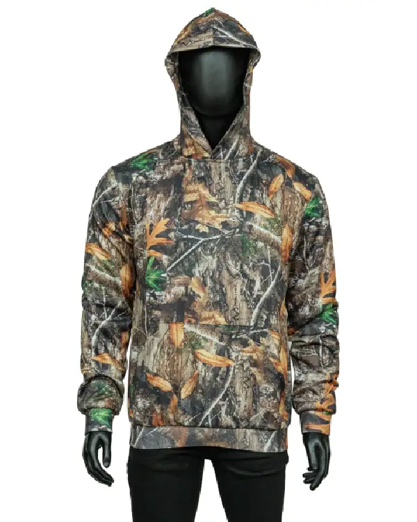Buy Khamzat Chimaev UFC 319 3D Forest Print, Autumn Color Tones Realtree Camo Pullover Hoodie