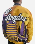 Buy Los Angeles NBA All Star 2004 Jeff Hamilton Leather Bomber Jacket