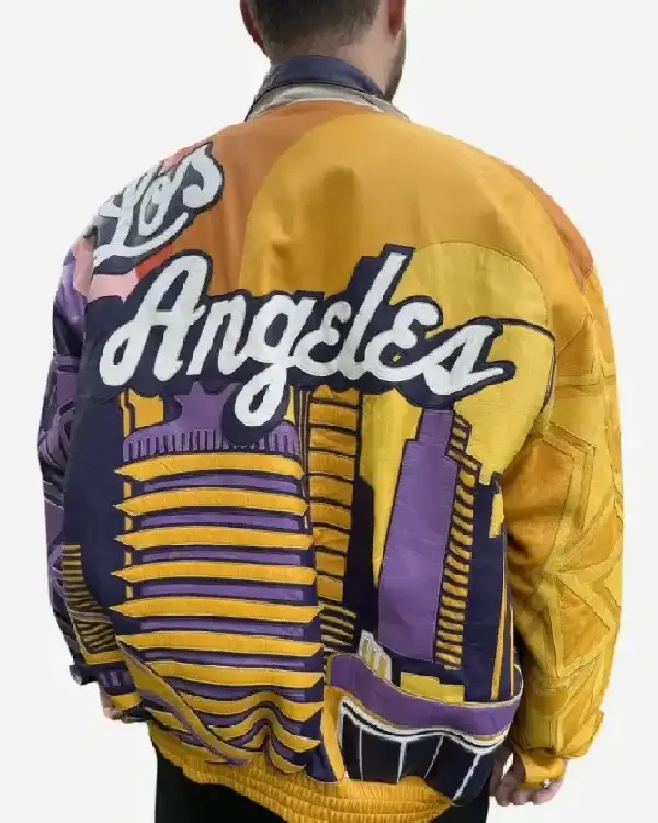Buy Los Angeles NBA All Star 2004 Jeff Hamilton Leather Bomber Jacket