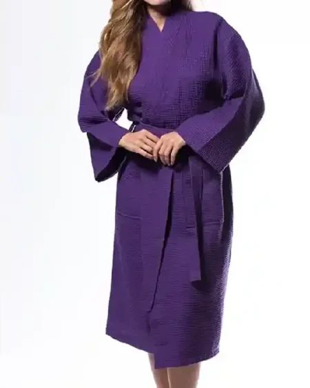 Buy Purple Kimono Robe For Men and Women Style 2