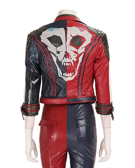 Buy The Harley Quinn Motorcycle Jacket_ Punk Rock Glam Sale
