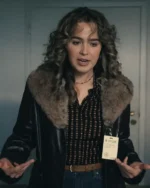 Buy Twila Ponies S01 Haley Lu Richardson Black Leather Jacket on Sale