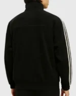 Chinese New Year 2026 Pankou Frog Closures, Three White Sleeve Stripes Black Track Jacket