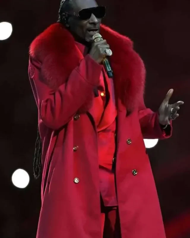 Christmas Day Halftime Show Snoop Dogg Wool Coat