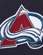 Colorado Avalanche Black Poly-Twill Jacket for salle