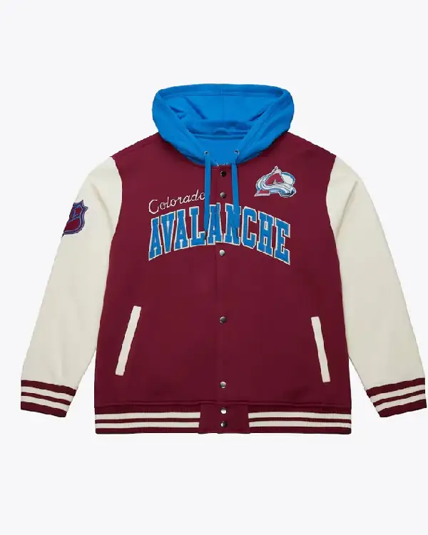 Colorado Avalanche Rinkside Varsity Fleece Jacket