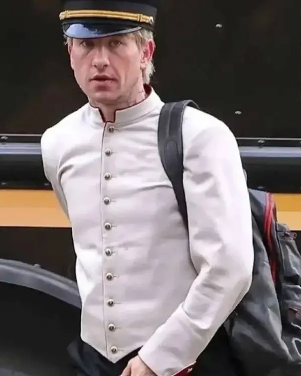 Crime 101 2026 Barry Keoghan White Jacket sale