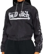 Crystal Heart Windbreaker Jacket