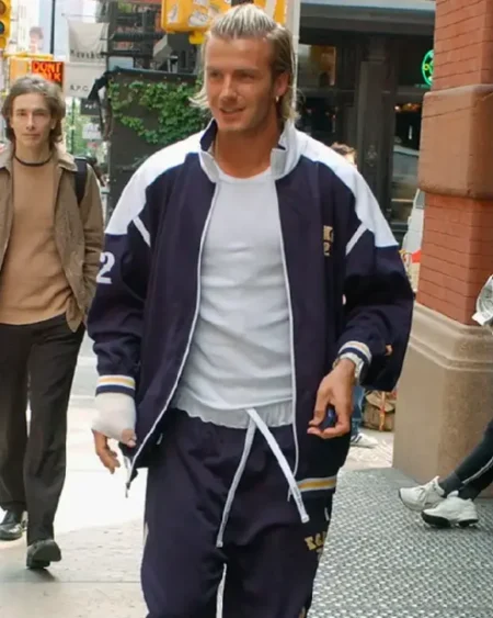 David Beckham Blue Tracksuit