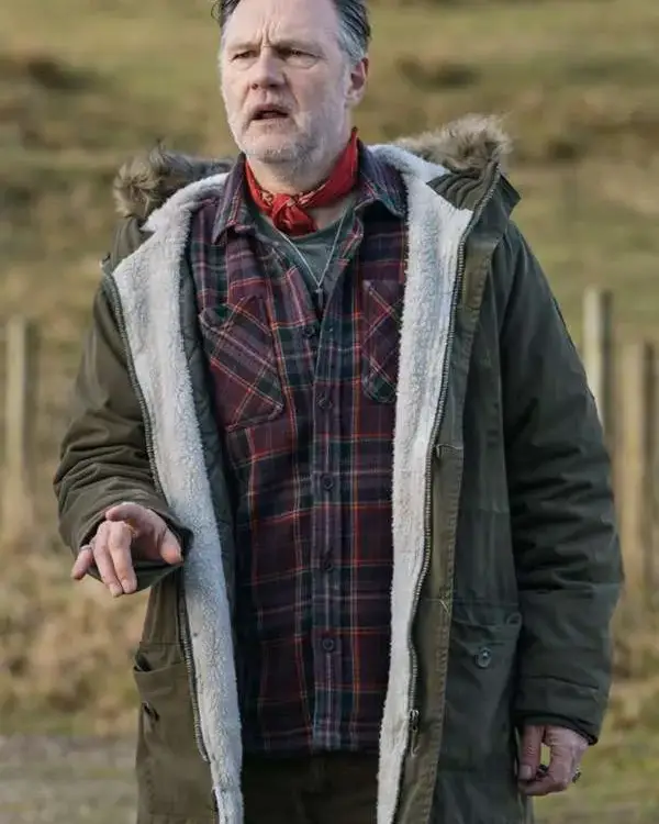 David Morrissey Daddy Issues S02 Green Jacket