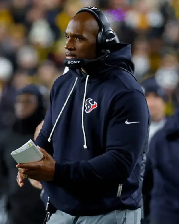 DeMeco Ryans Houston Texans 2025 Sideline Hoodie sale