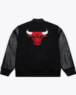 Derrick Rose Chicago Bulls Black Retirement Letterman Jacket for sale