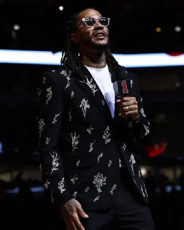 Derrick Rose Retirement Ceremony Blazer sale