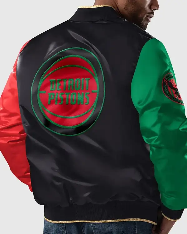 Detroit Pistons Ty Mopkins Black History Month Jacket For Sale