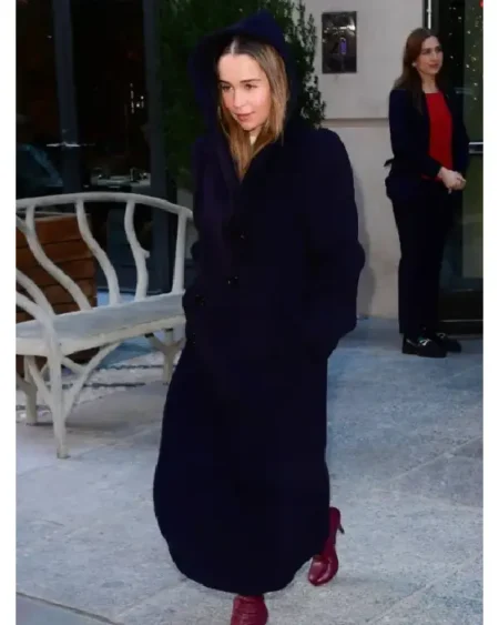 Emilia Clarke New York City 2026 Hooded Coat For Sale