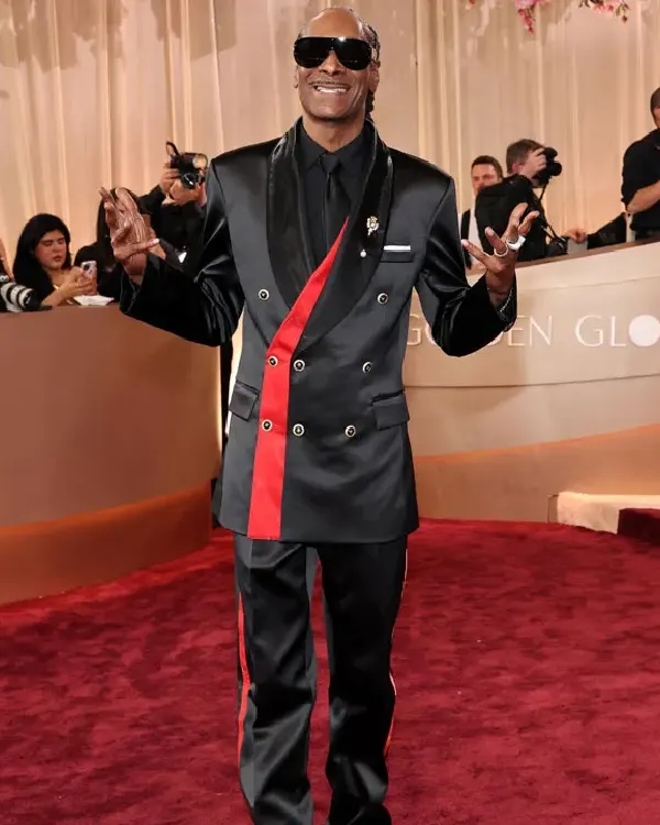 Golden Globe Awards Snoop Dogg Black Suit