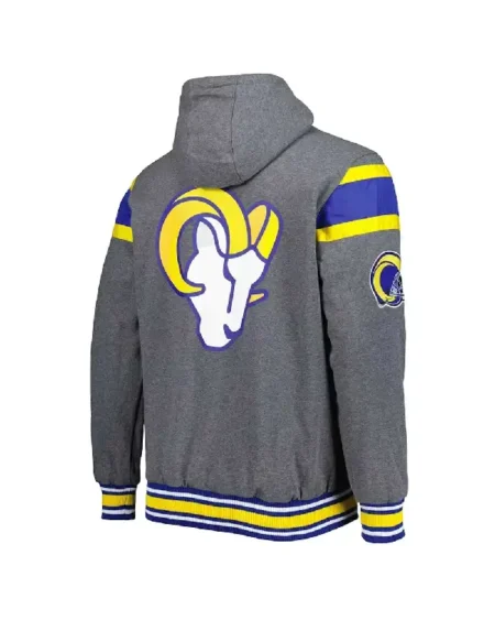 Gray Los Angeles Rams Extreme Hoodie For Sale