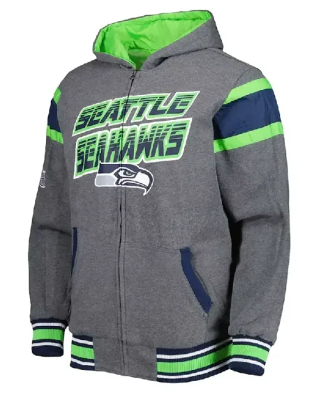 Gray Seattle Seahawks Extreme Hoodie