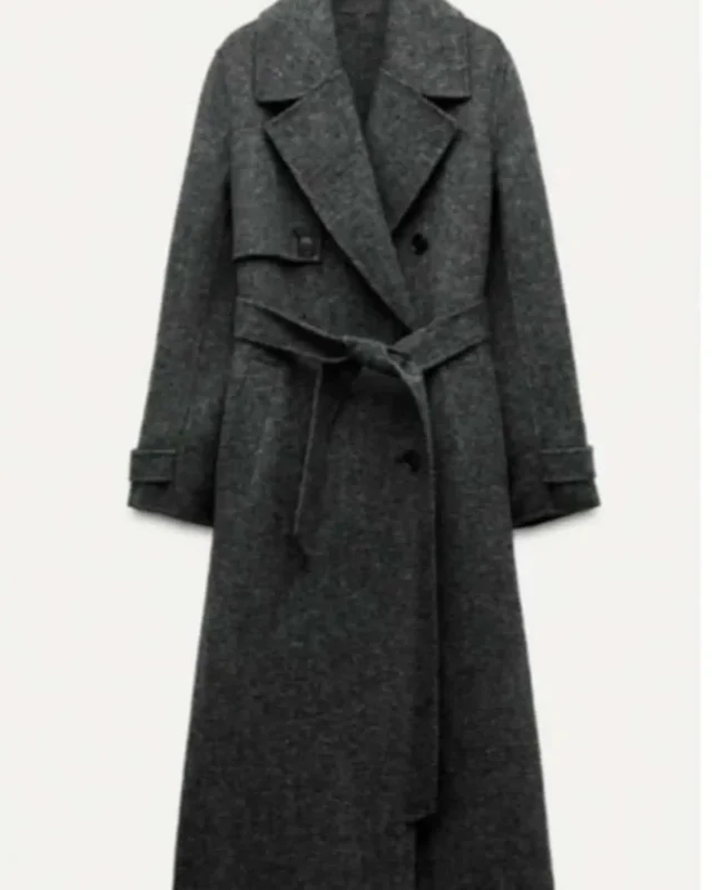 Hayley Erin The Young And The Restless Grey Coat sale