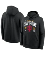 Indiana Hoosiers National Champions Black Hoodie