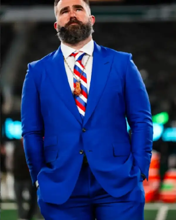 Jason Kelce Blue Blazer