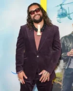Jason Momoa The Wrecking Crew Velvet Blazer