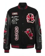 Jordan x Levi’s 2026 Black Varsity Letterman Jacket Sale